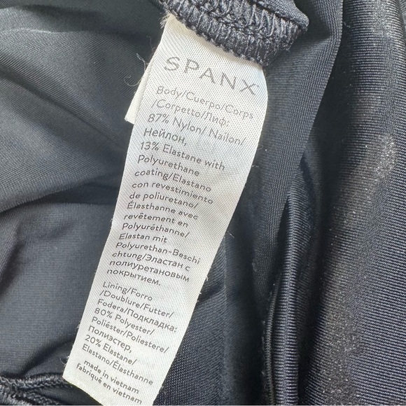 SPANX Camo Black Compression Shimmer Leggings Tights Pants Small - Picture 3 of 9